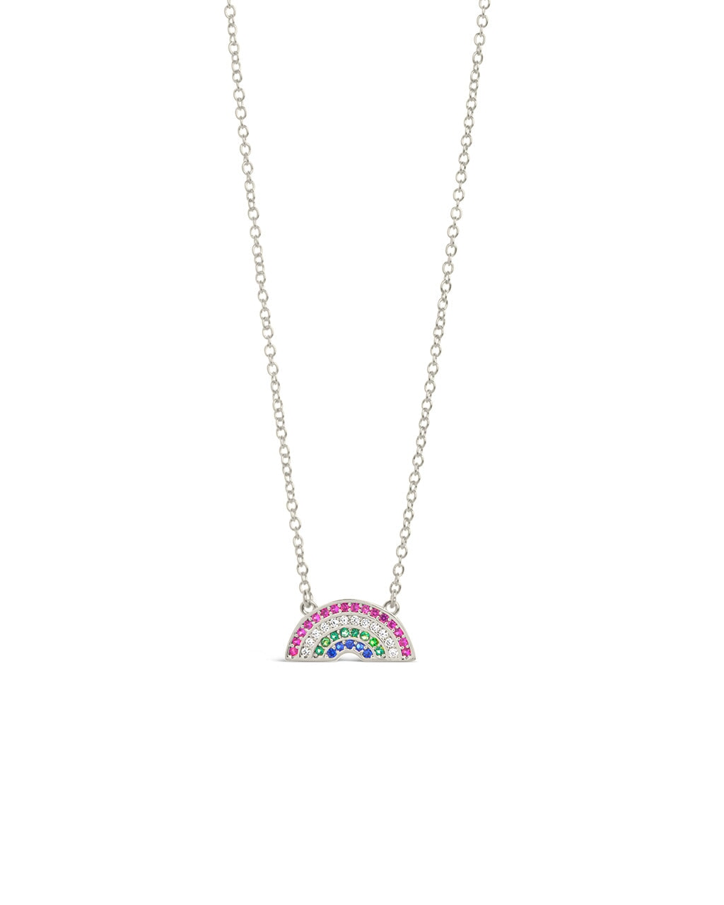 Rainbow CZ Pendant Necklace Necklace Sterling Forever 