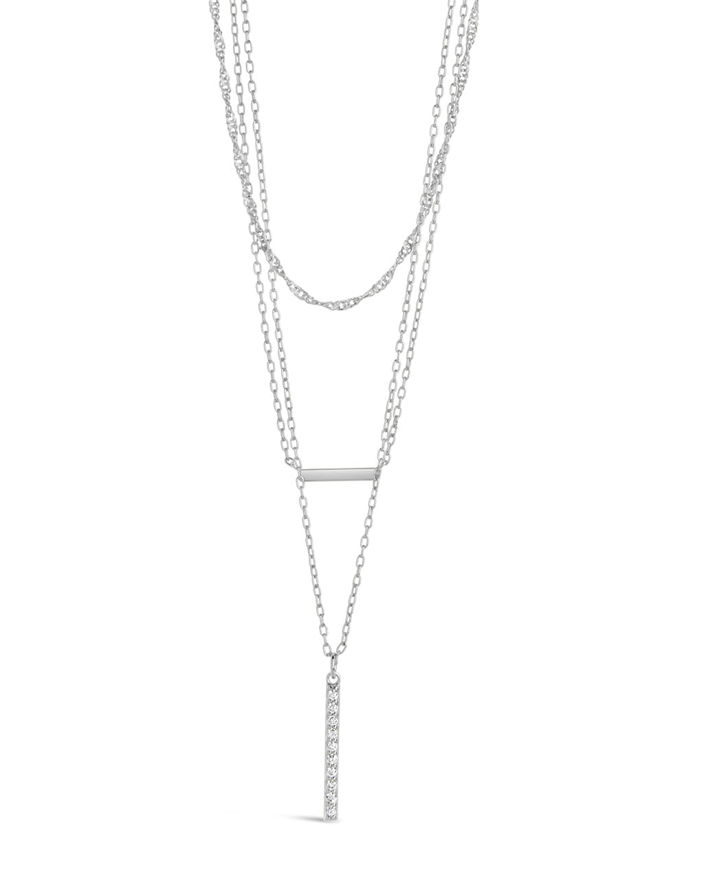 Lottie Layered Necklace Necklace Sterling Forever Silver 