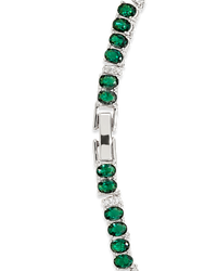 Ace Oval CZ Tennis Necklace