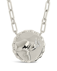 Bold Link Zodiac Necklace Necklace Sterling Forever Silver Taurus (Apr 20 - May 20) 