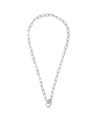 Tay Moonstone Charm & Chain Necklace - Sterling Forever