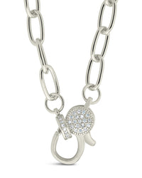 Tay Moonstone Charm & Chain Necklace - Sterling Forever