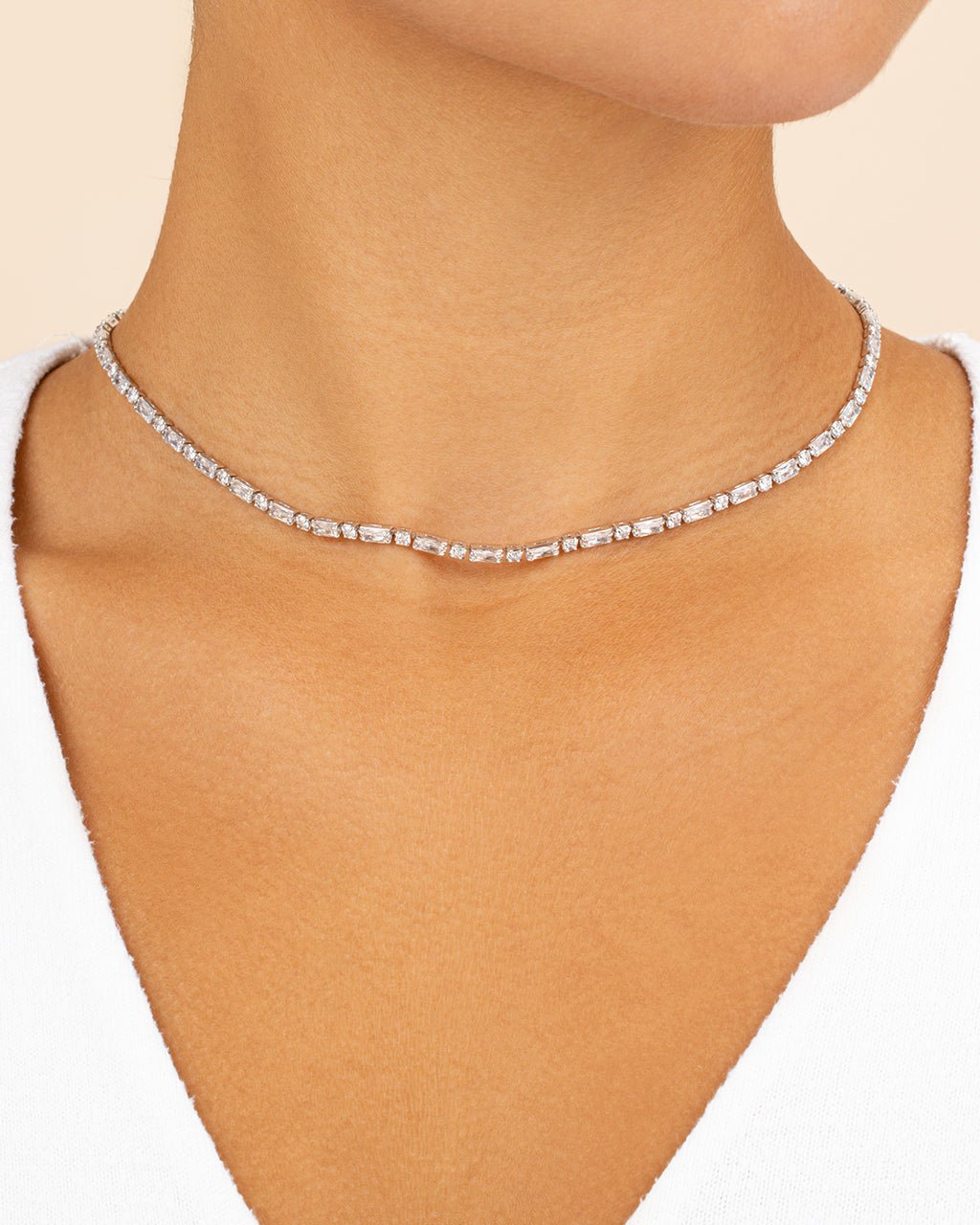 Georgia CZ Tennis Necklace & Bracelet Bundle - Sterling Forever
