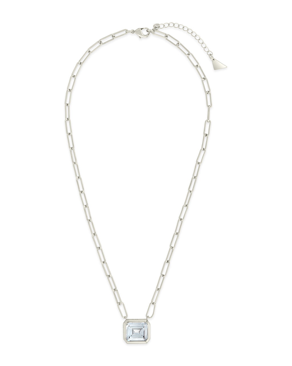 Camille Bezel CZ Statement Necklace