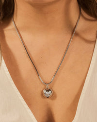 Zora CZ Dome Pendant Necklace - Sterling Forever