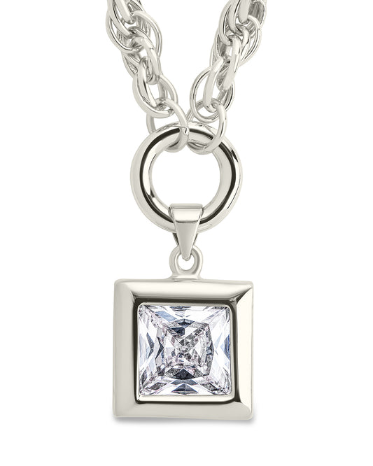 Bess CZ Statement Chain Necklace