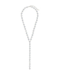 Tasha CZ Stationed Heart Lariat Necklace - Sterling Forever