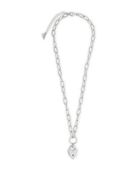 Mirren Heart Padlock Necklace - Sterling Forever