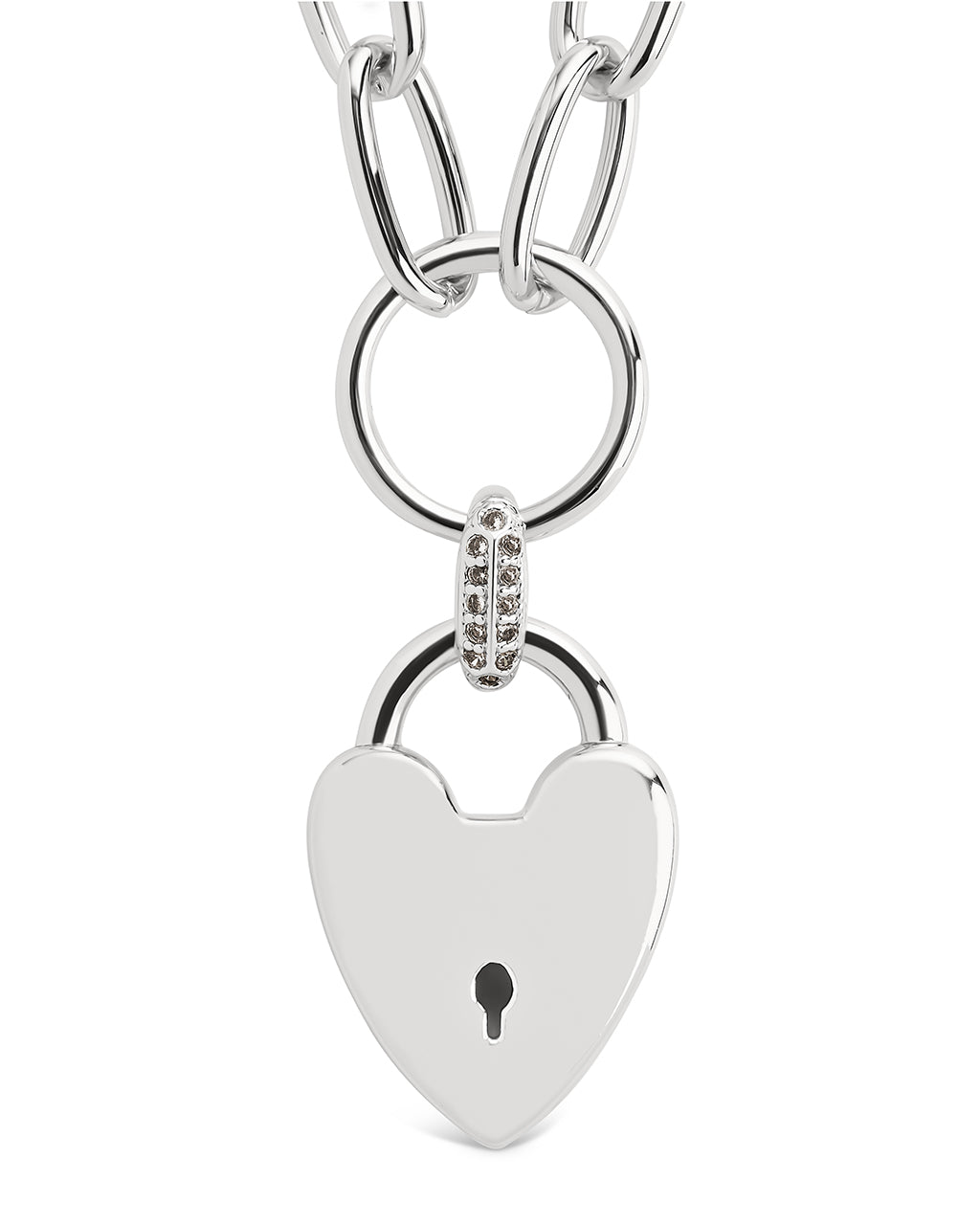 Mirren Heart Padlock Necklace