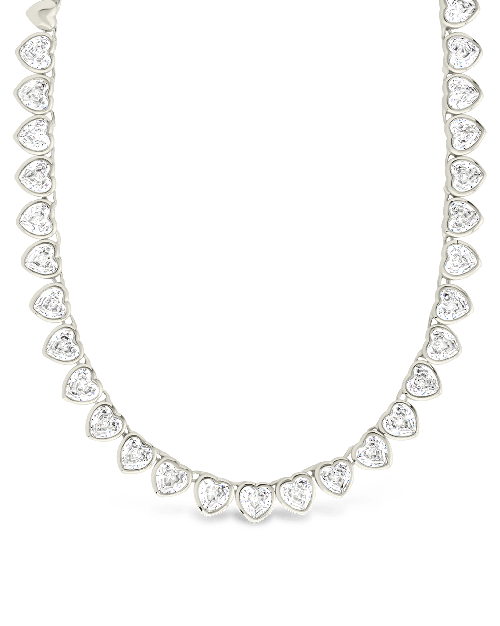 Heart CZ Tennis Bundle - Sterling Forever
