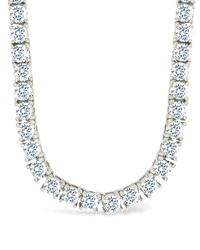 Jadon Adjustable CZ Tennis Necklace - Sterling Forever