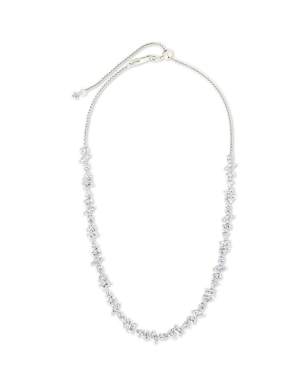 Ellery Adjustable CZ Tennis Necklace - Sterling Forever