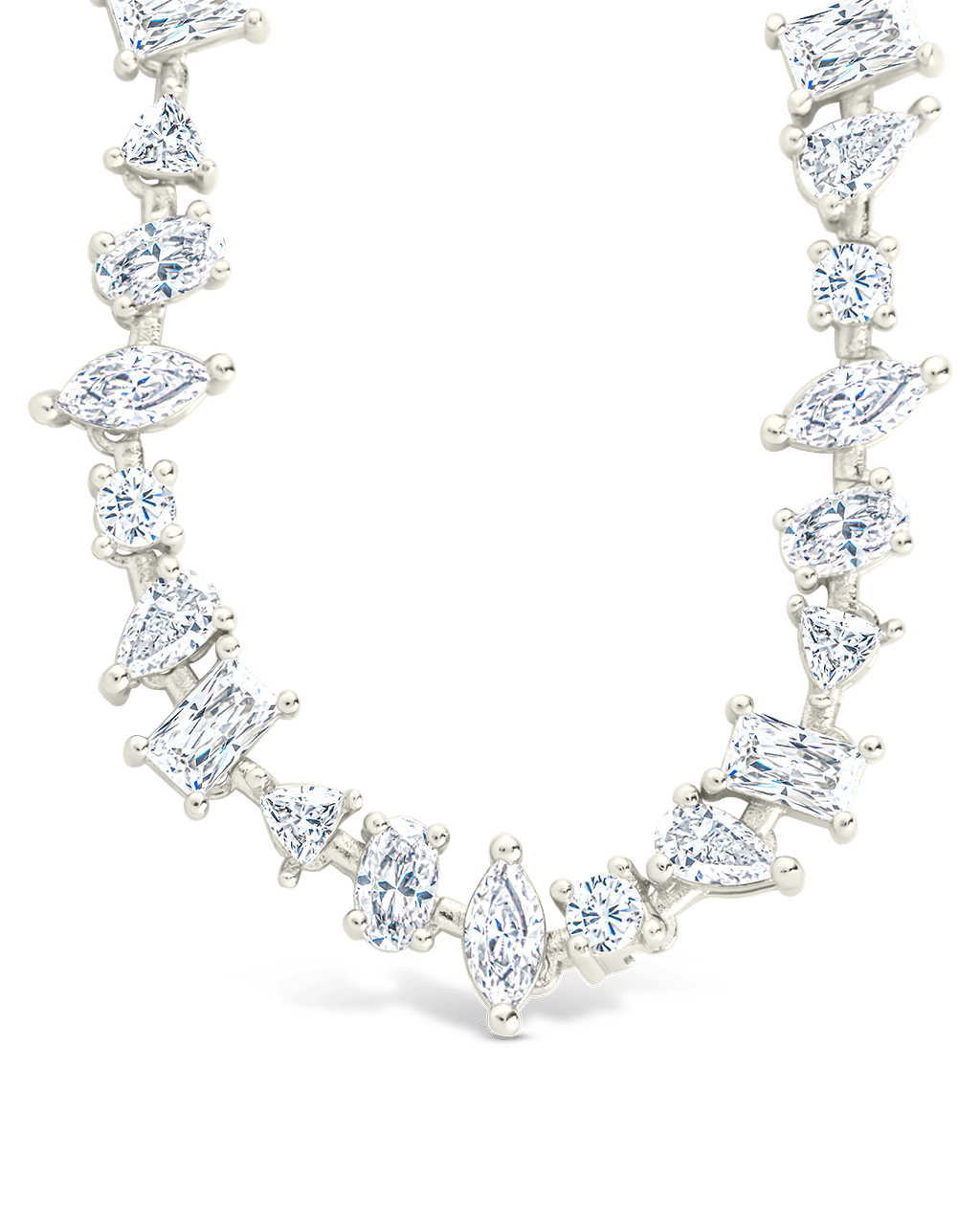 Ellery Adjustable CZ Tennis Necklace - Sterling Forever