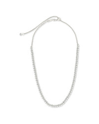 Brette Adjustable CZ Tennis Necklace - Sterling Forever