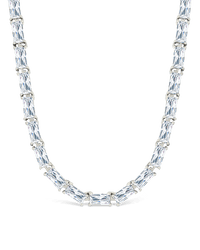 Blanche Adjustable CZ Tennis Necklace - Sterling Forever
