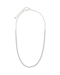 Mirabell Adjustable CZ Tennis Necklace - Sterling Forever
