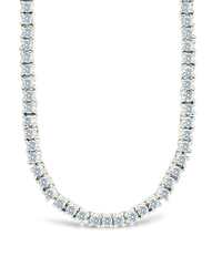 Mirabell Adjustable CZ Tennis Necklace - Sterling Forever