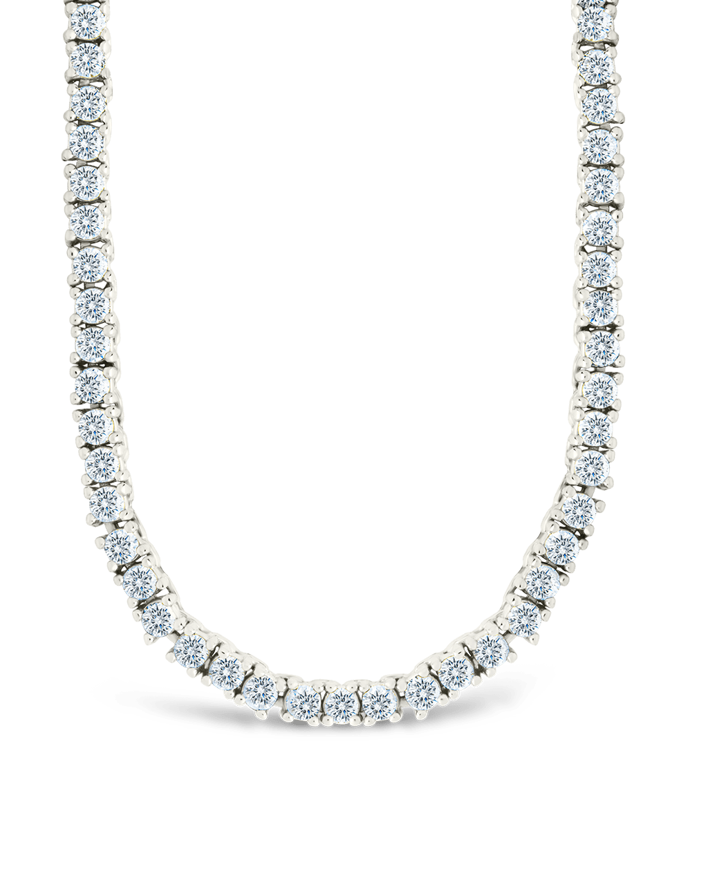 Mirabell Adjustable CZ Tennis Necklace - Sterling Forever
