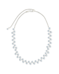 Carson Adjustable CZ Tennis Bolo Necklace - Sterling Forever