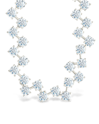 Carson Adjustable CZ Tennis Bolo Necklace - Sterling Forever