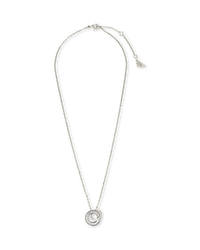 Emmeline CZ & Polished Interlocking Circles Pendant