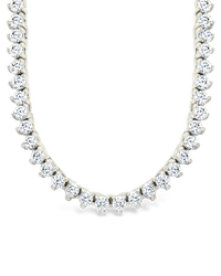 Perdita Brilliant Cut CZ Necklace - Sterling Forever