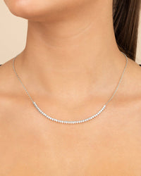 Perdita Brilliant Cut CZ Necklace - Sterling Forever