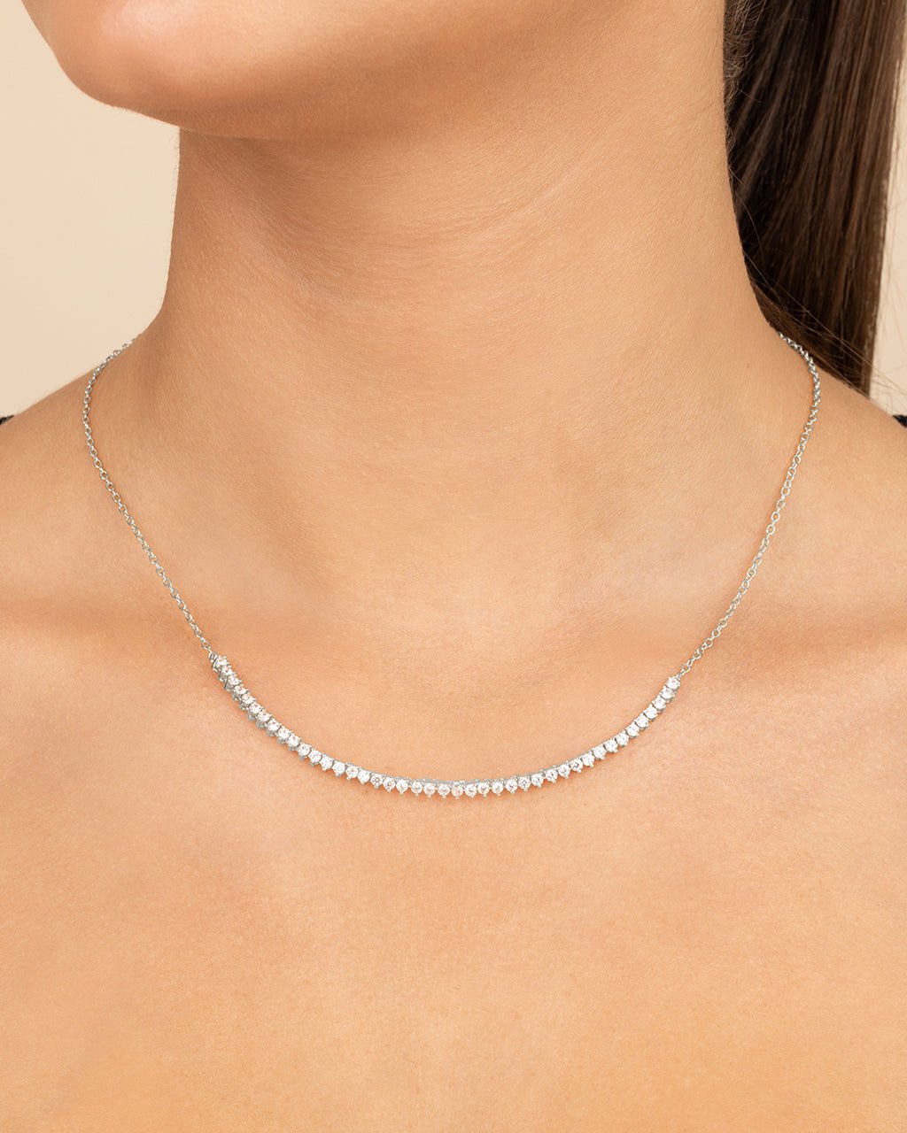 Perdita Brilliant Cut CZ Necklace - Sterling Forever