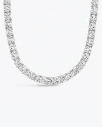 Marisol Round Cut CZ Tennis Necklace - Sterling Forever