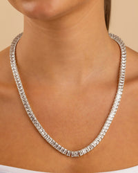 Nicoleta Tennis Necklace - Sterling Forever