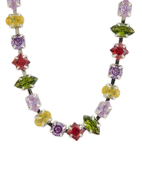 Kaleidoscope Tennis Necklace - Sterling Forever