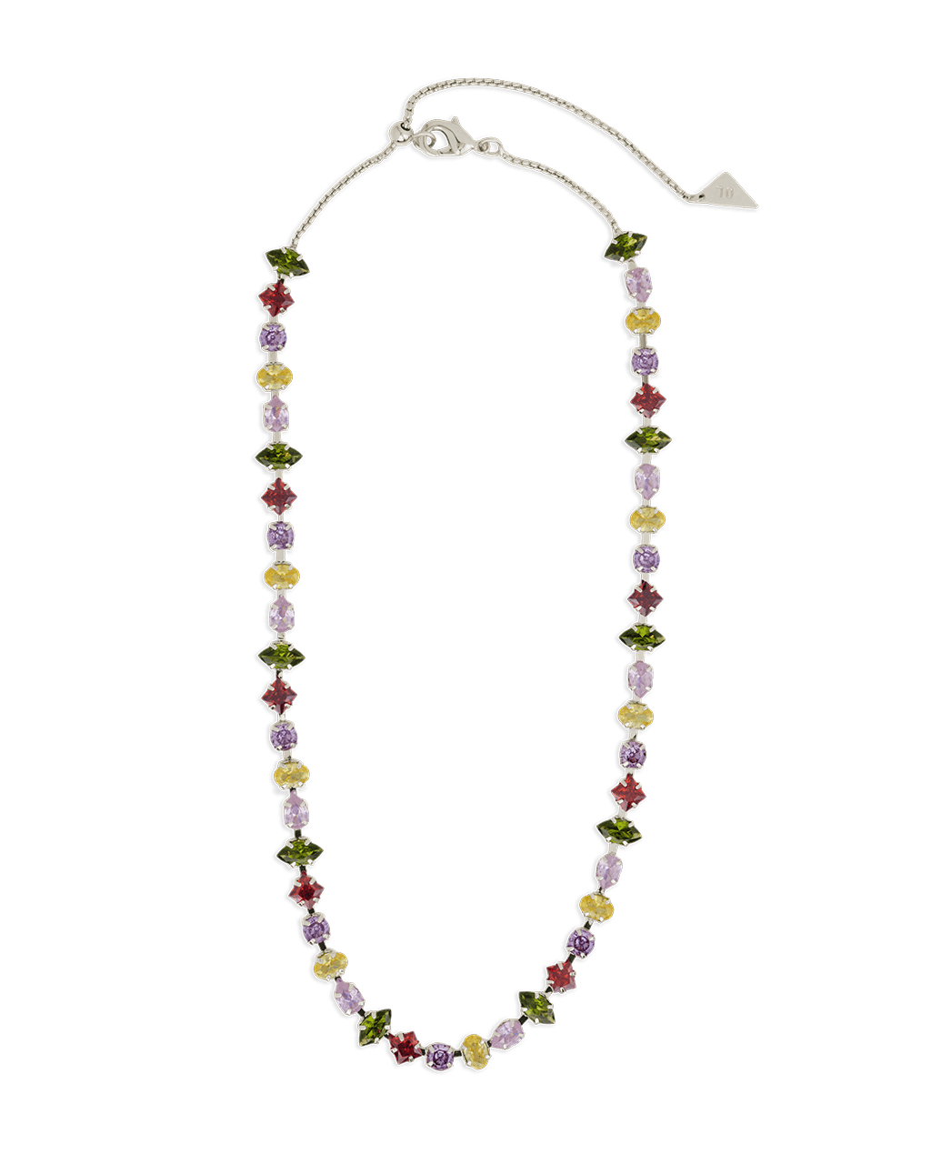 Kaleidoscope Tennis Necklace - Sterling Forever