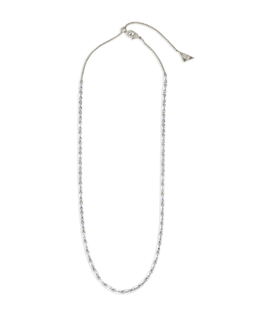 Madeline Baguette Tennis Necklace - Sterling Forever