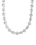 Kite Cut Tennis Necklace - Sterling Forever