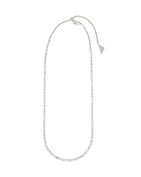 Elongated Hexagon Cut Tennis Necklace - Sterling Forever
