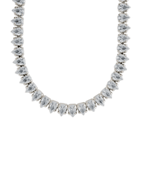 Trishna Noor Drop Tennis Necklace - Sterling Forever