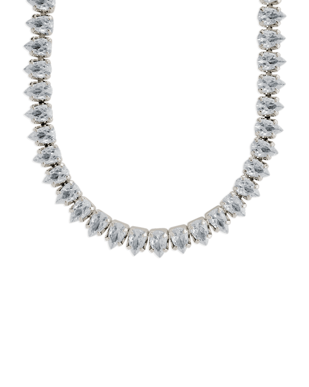 Trishna Noor Drop Tennis Necklace - Sterling Forever