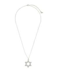Pave CZ Star of David Pendant - Sterling Forever