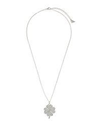Pave CZ Shamrock Pendant - Sterling Forever