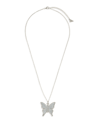 Pave CZ Butterfly Pendant - Sterling Forever