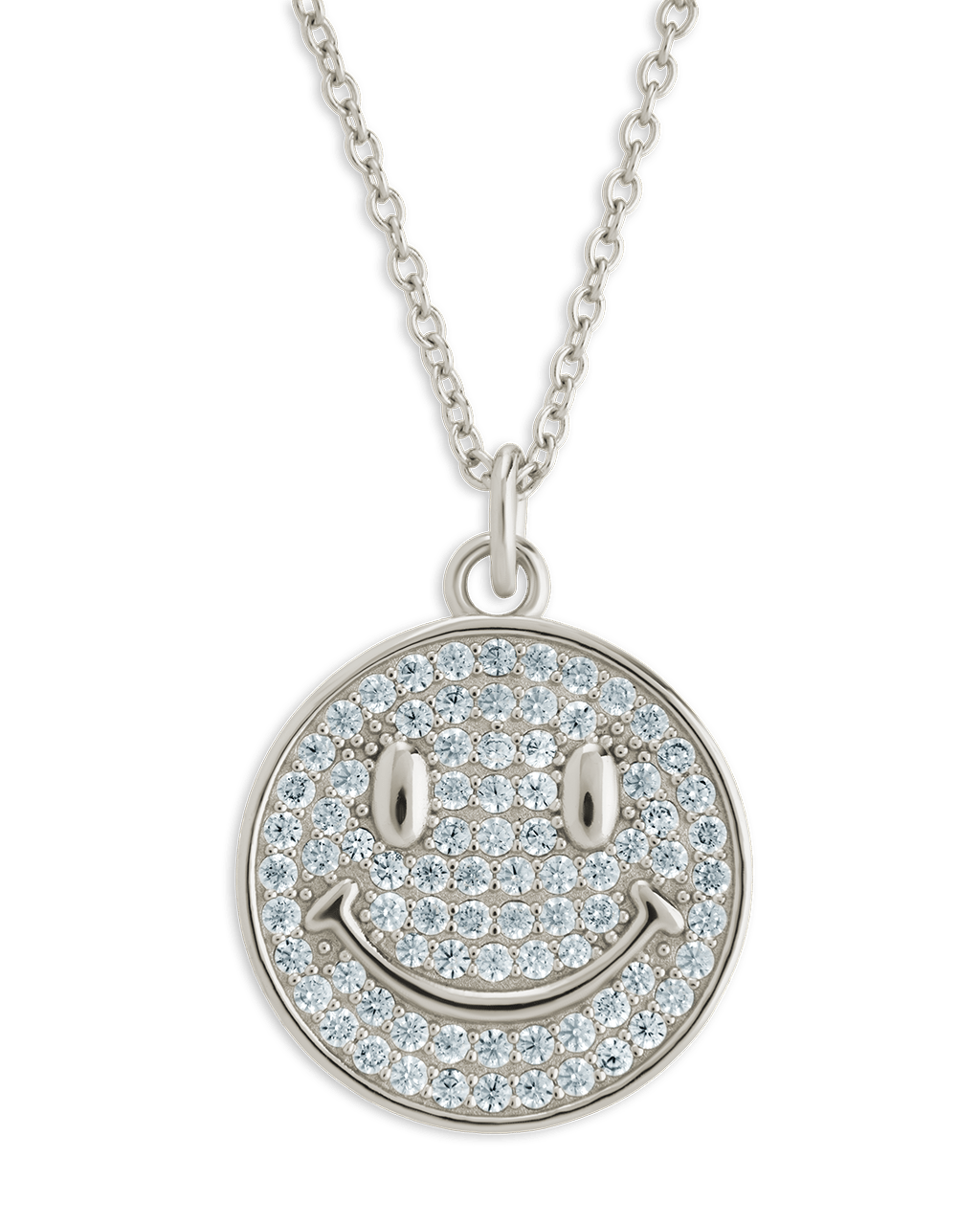 Pave CZ Positivity Pendant - Sterling Forever