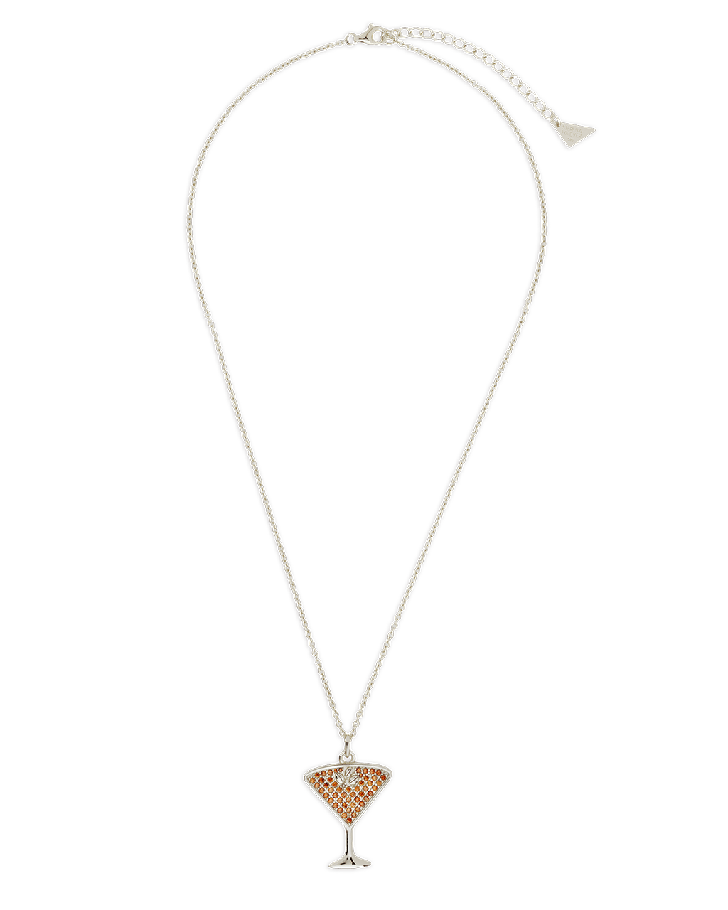 Pave CZ Espresso Martini Pendant - Sterling Forever