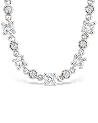 Laurie Crystal Tennis Necklace