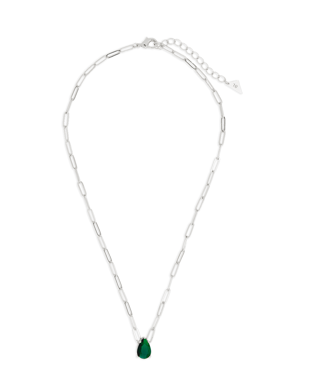Luisa Emerald Drop Necklace