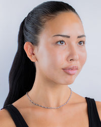 Georgia Amethyst CZ Tennis Necklace