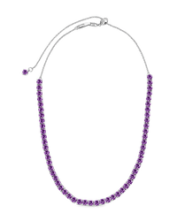 Jadon Amethyst CZ Tennis Necklace