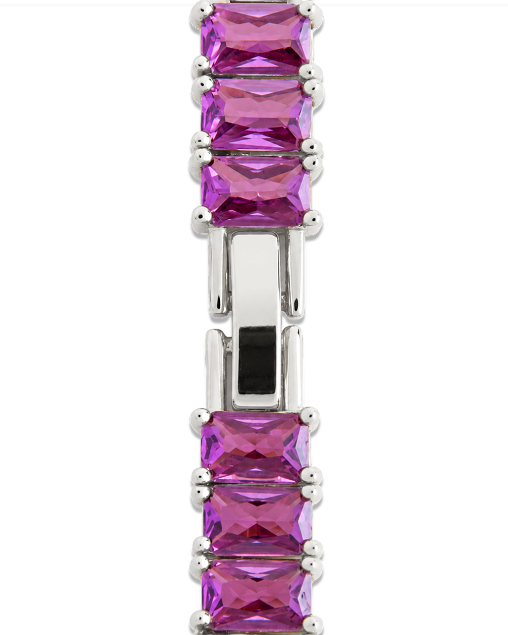 Marisol Amethyst CZ Tennis Necklace