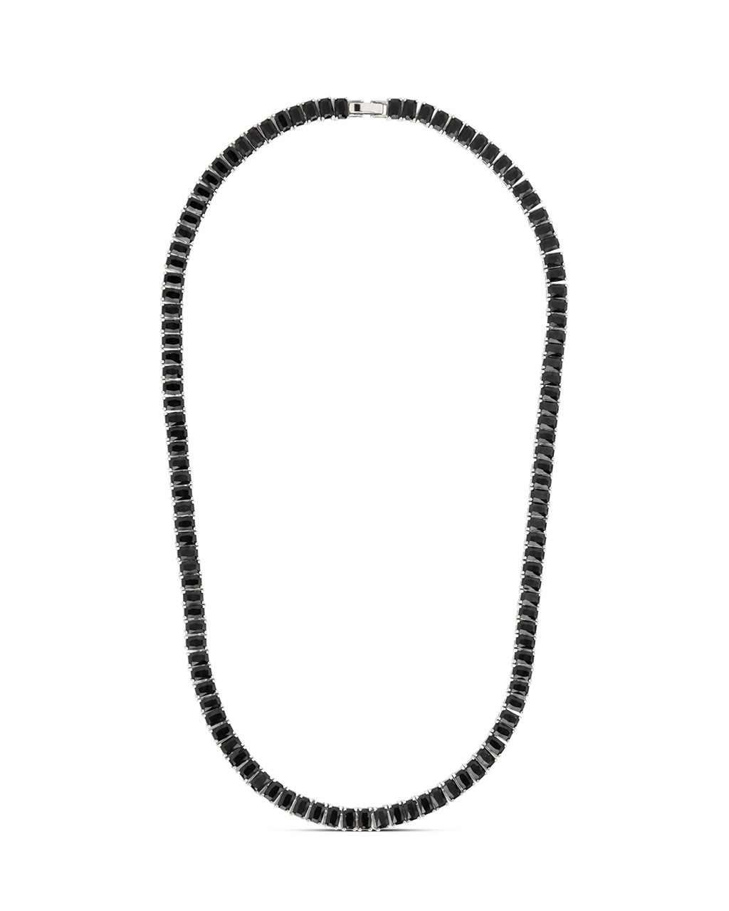 Marisol Black CZ Tennis Necklace