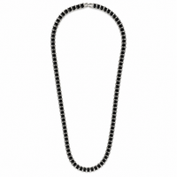 Marisol Black CZ Tennis Necklace