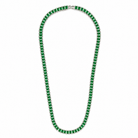Marisol Emerald CZ Tennis Necklace